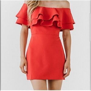 Nwt Endless Rose off the shoulder mini dress size XS